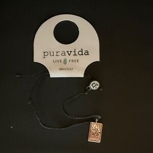 Pura Vida Cord Live Free The Lovers Bracelet NWT
